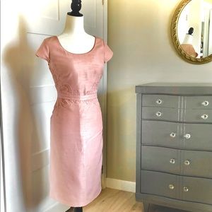 Dusty rose evening/formal/garden wedding dress